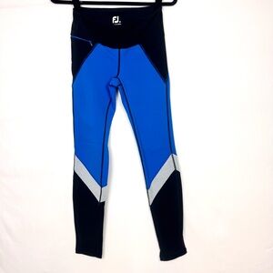 FootJoy FJ Blue and Black Leggings Small